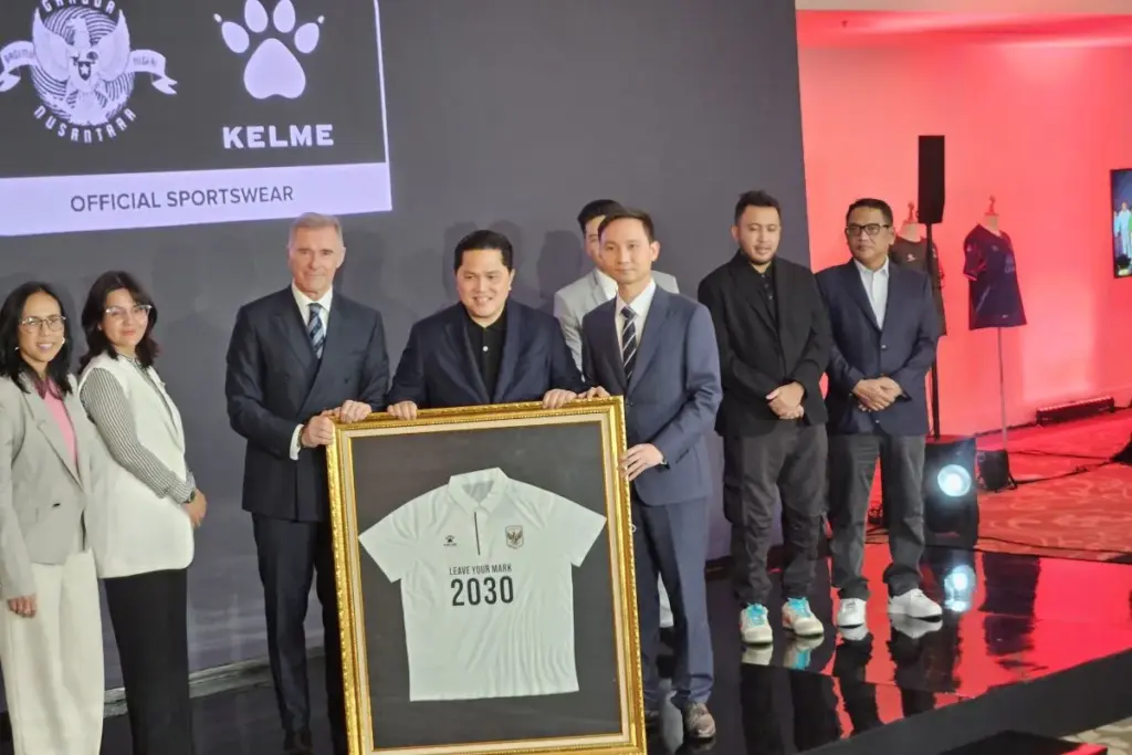 Resmi! Kelme Jadi Mitra Apparel Timnas Indonesia