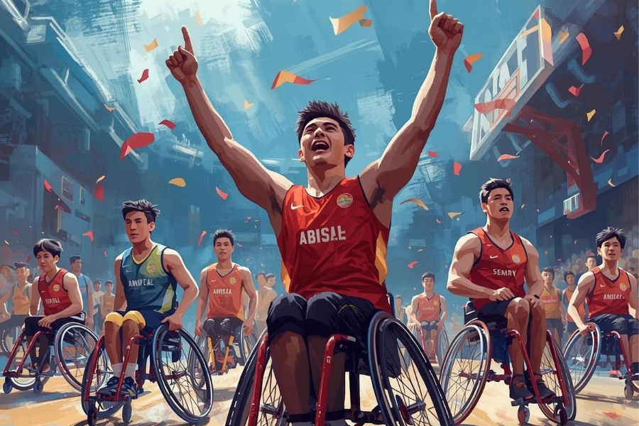 5 Fakta ASEAN Para Games Ilustrasi atlet disabilitas (Foto: Tutur/AI)