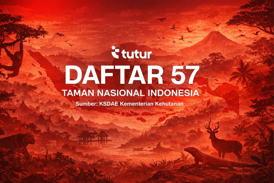 Daftar 57 Taman Nasional Indonesia