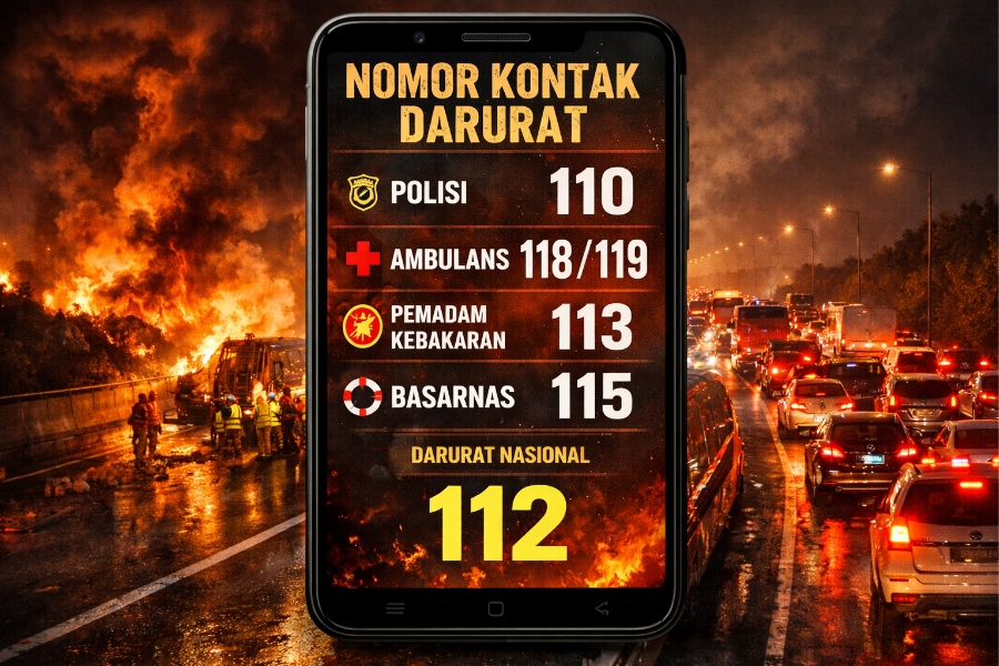 Nomor Kontak Darurat Penting, Wajib Disimpan Nomor darurat (Foto: Tutur/AI)