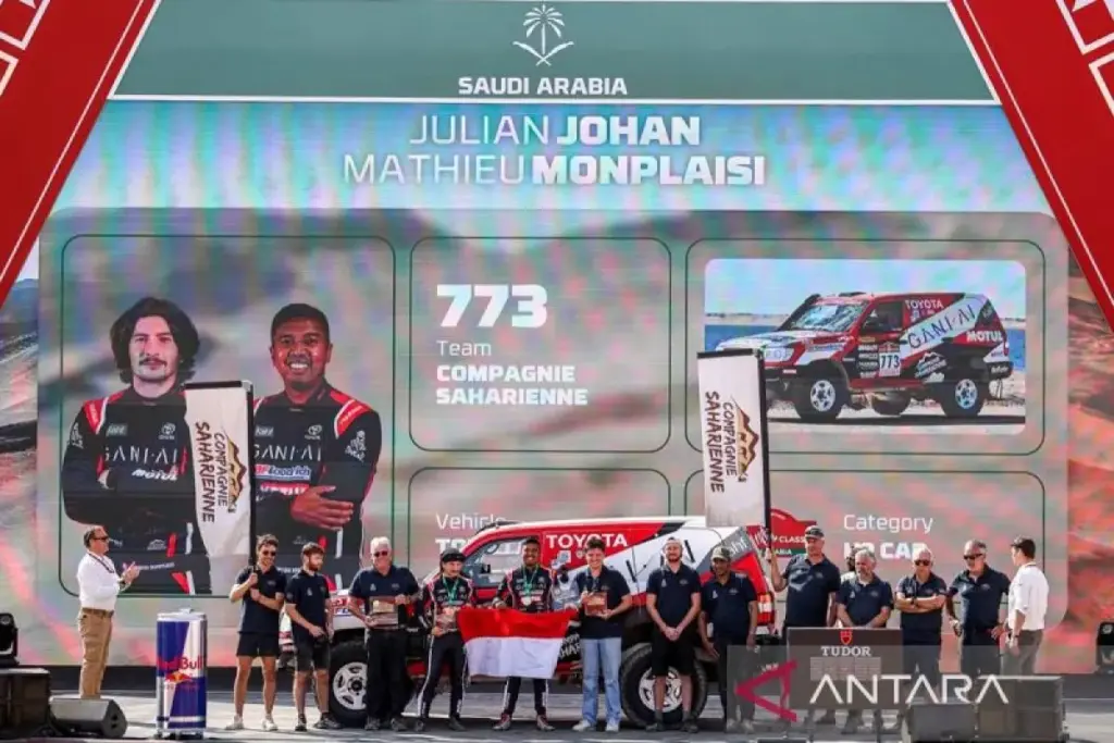 Julian Johan Mengharumkan Nama Indonesia di Rally Dakar 2026
