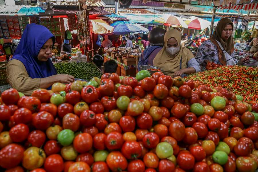 Harga Cabai di Pasar Induk Kramat Jati Mulai Turun