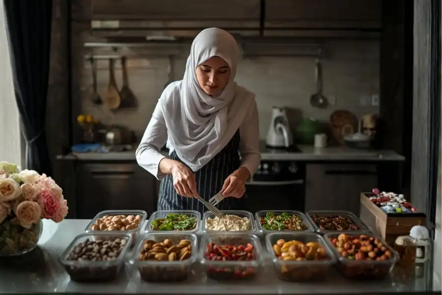H-8 Ramadan: Checklist ‘Bumbu Dasar’ dan Lauk Beku yang Wajib Ada di Freezer Pekan Ini Persiapan logistik Ramadan dimulai dari dapur rumah (Foto: Tutur/AI)
