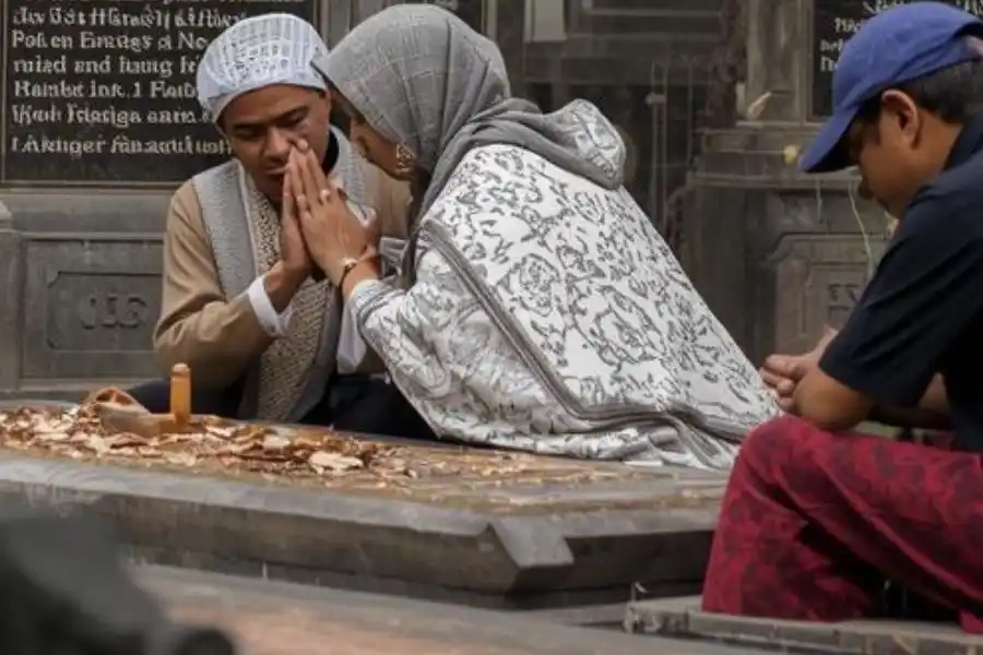 Nyadran di Yogyakarta: Tradisi Ziarah Sebelum Ramadan yang Sarat Makna Budaya Nyadran (Foto: Tutur/AI)