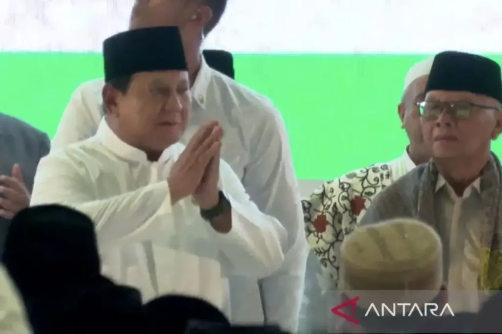 Prabowo Hadiri Acara Pengukuhan Pengurus MUI di Istiqlal