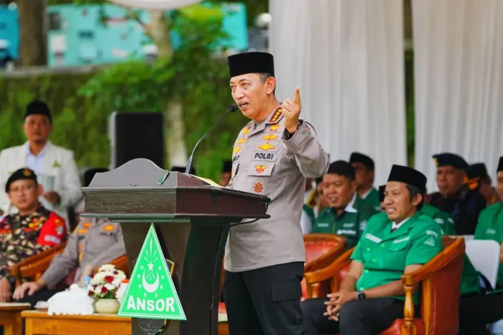 Kapolri Ajak GP Ansor Jaga Kamtibmas dan Kawal Program Pemerintah