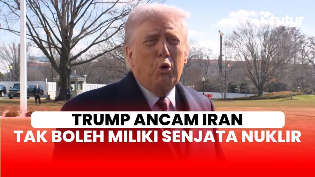 Video: Donald Trump Sebut Iran “Sponsor Teror Nomor Satu Dunia”, Tegaskan Tak Boleh Miliki Senjata Nuklir