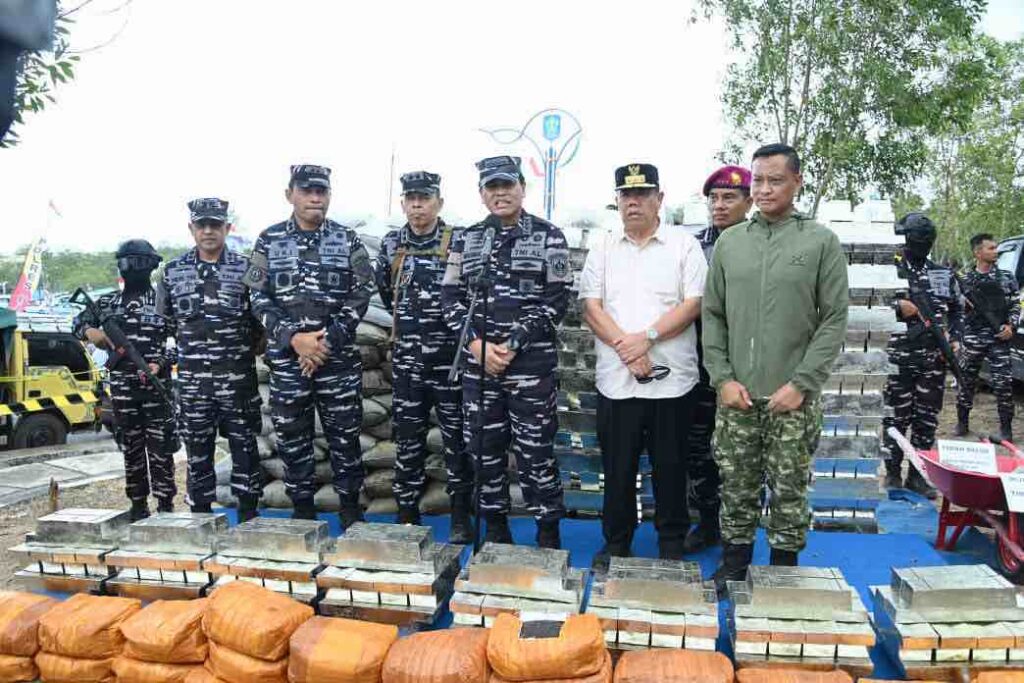 TNI AL Amankan Timah dan Logam Tanah Jarang Ilegal Senilai Rp173 M