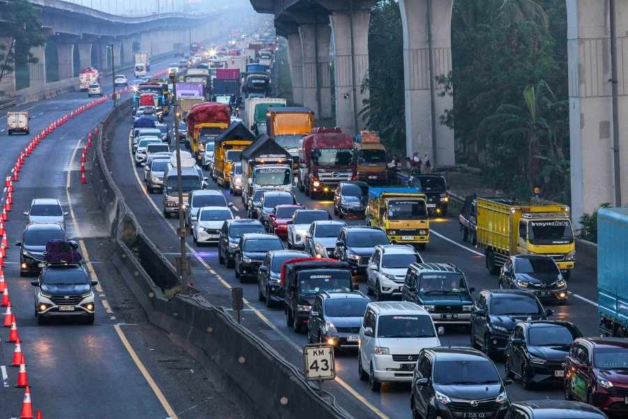 Arus Balik Padat, Volume Kendaraan di Tol MBZ Melonjak 140 Persen
