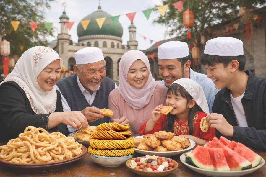Lebaran di China: Tradisi Muslim Hui dan Kuliner Khas di Guyuan, Ada Apa Aja?