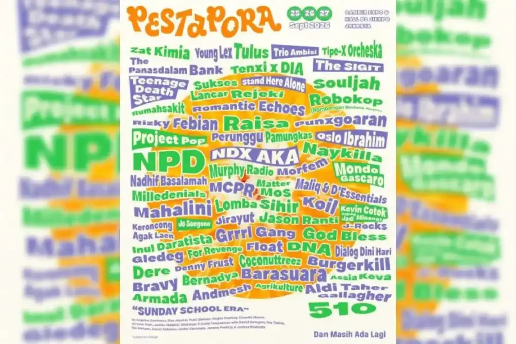 Pestapora 2026 Digelar 25–27 September, Hadirkan Raisa hingga God Bless