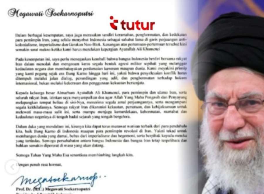 Megawati dan Prabowo Kompak Kirim Surat Duka Wafatnya Ayatollah Ali Khamenei