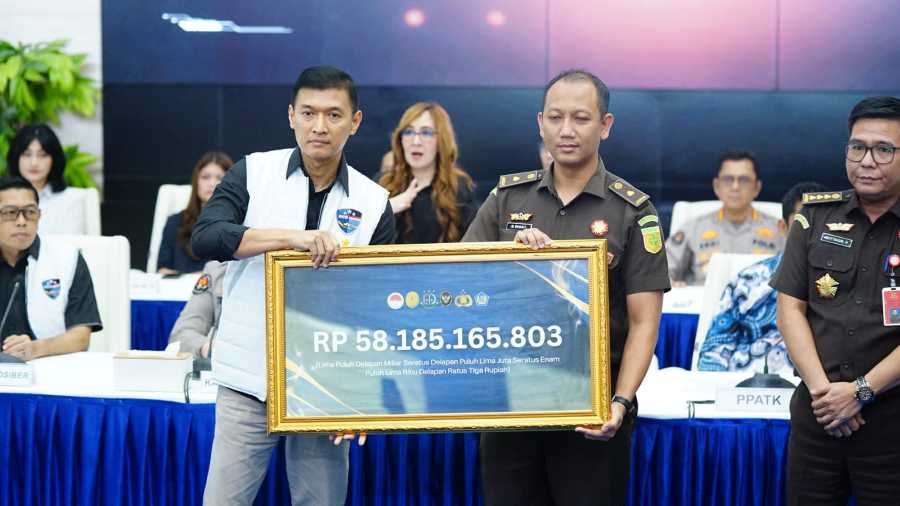 Bareskrim Eksekusi Aset Judi Online Rp58 Miliar, Diserahkan ke Negara