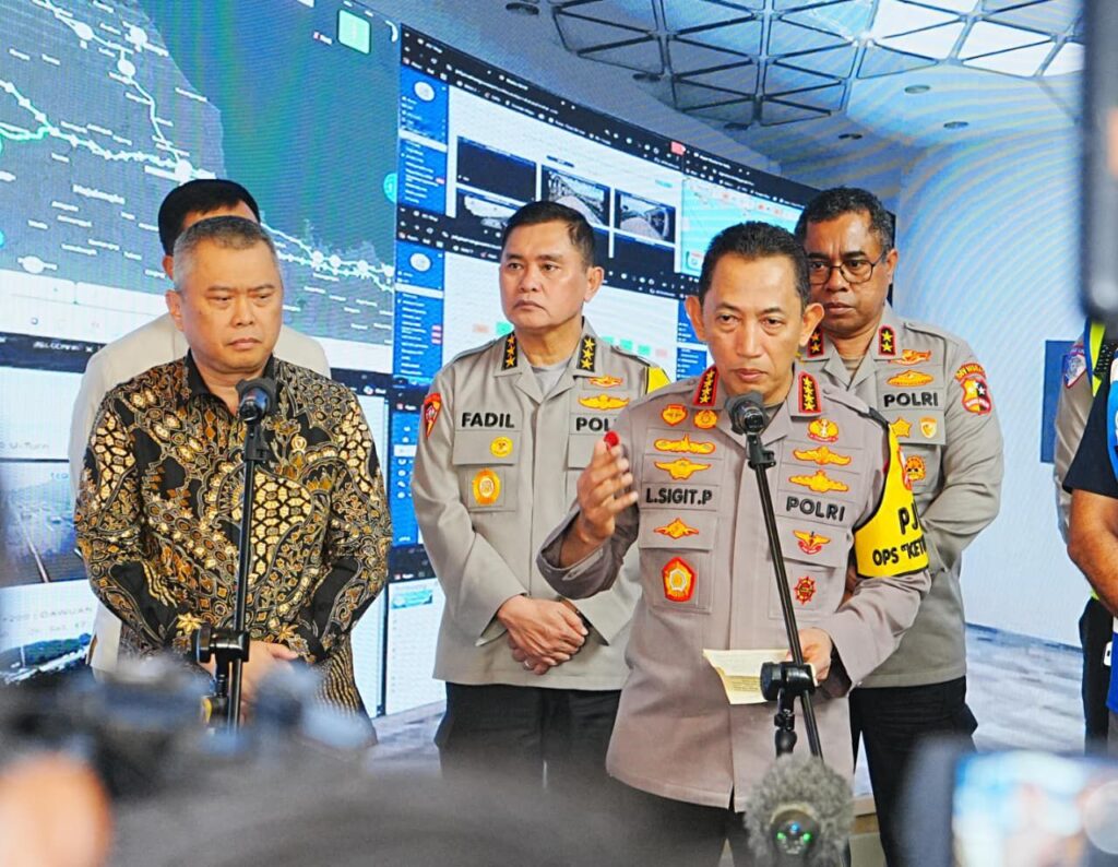 Puncak Arus Balik Lewat, Kapolri Fokus Urai Sisa Kendaraan ke Jakarta