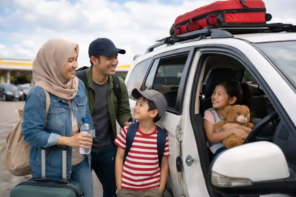 25 Persen Kendaraan Pemudik Sudah Tinggalkan Jakarta Mudik lebaran 2026 (Foto: Tutur/ Ilustrasi AI)