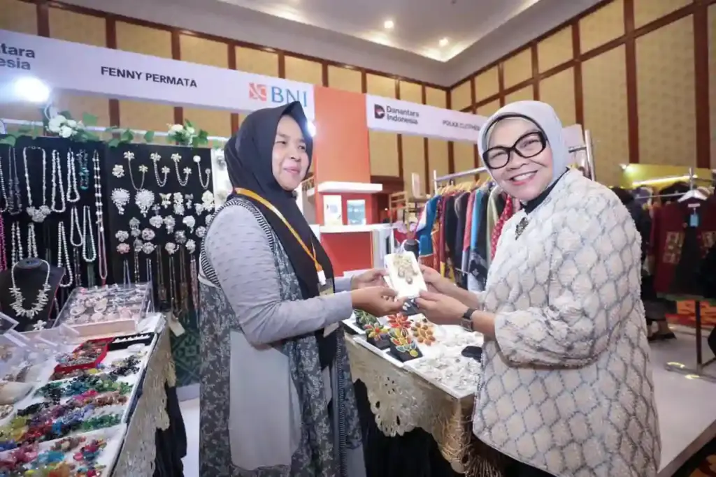 BNI Bawa 10 UMKM Binaan Tampil di Dhawafest Pesona 2026 BNI menghadirkan 10 UMKM binaannya dalam pameran Dhawa Festival (Dhawafest) Pesona 2026 di Jakarta . (Foto: Tutur/BNI)