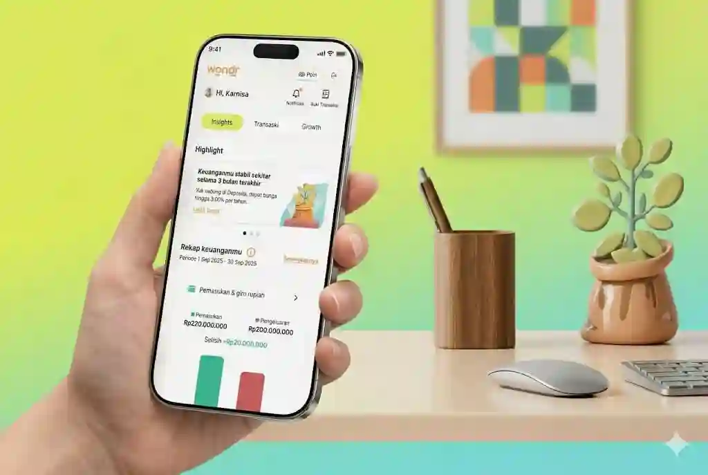 BNI Dorong Nasabah Kelola Keuangan Ramadan lewat Fitur Insight wondr PT Bank Negara Indonesia (Persero) Tbk atau BNI mendorong nasabah mengelola pengeluaran secara lebih bijak selama Ramadan melalui fitur Insight di aplikasi wondr by BNI (Foto: Tutur/BNI)