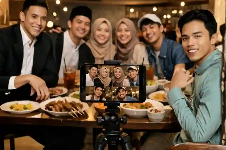 5 Ide Konten Video Ucapan Lebaran saat Bukber