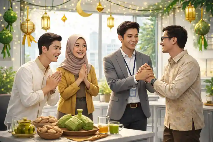 20 Ucapan Idulfitri untuk Teman Kantor yang Hangat dan Penuh Makna