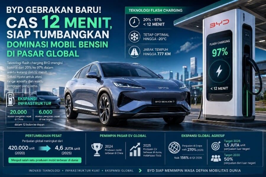 Penjualan Mobil Listrik BYD Terus Melorot di Negara Asal, Ini Solusinya