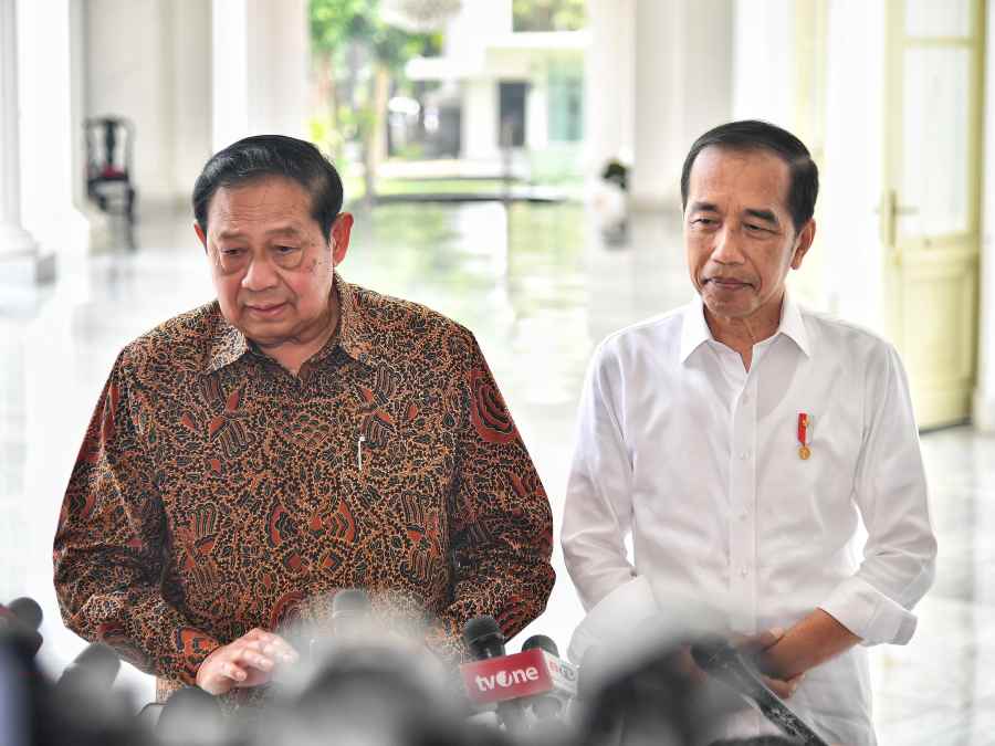 Bertemu SBY di Acara Prabowo, Jokowi: Tamunya Banyak Sekali