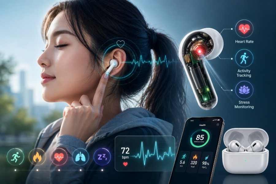 Earbuds Naik Level: Dari Alat Pendengar Musik Jadi Perangkat Kesehatan Pintar