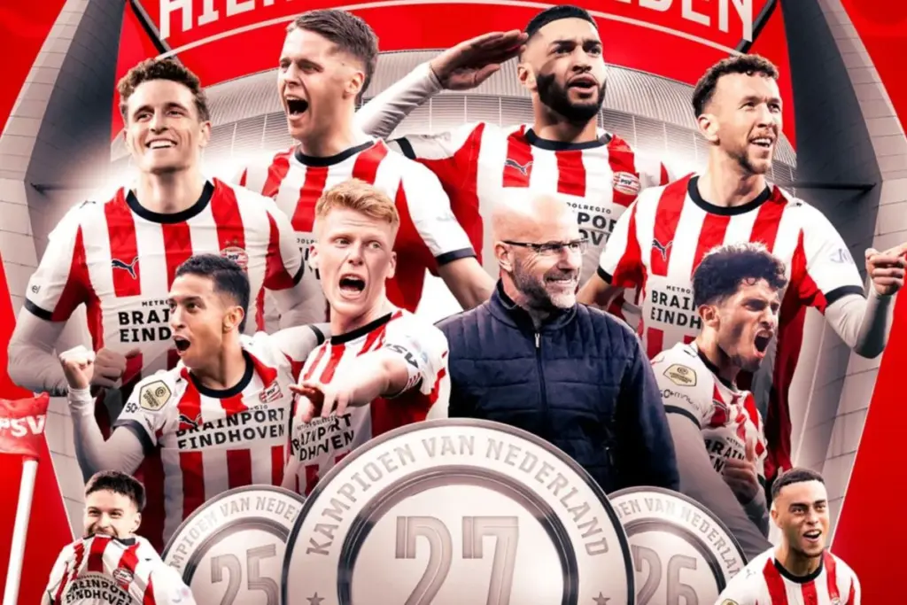 Dominasi Berlanjut, PSV Pastikan Juara Liga Belanda 2025-2026