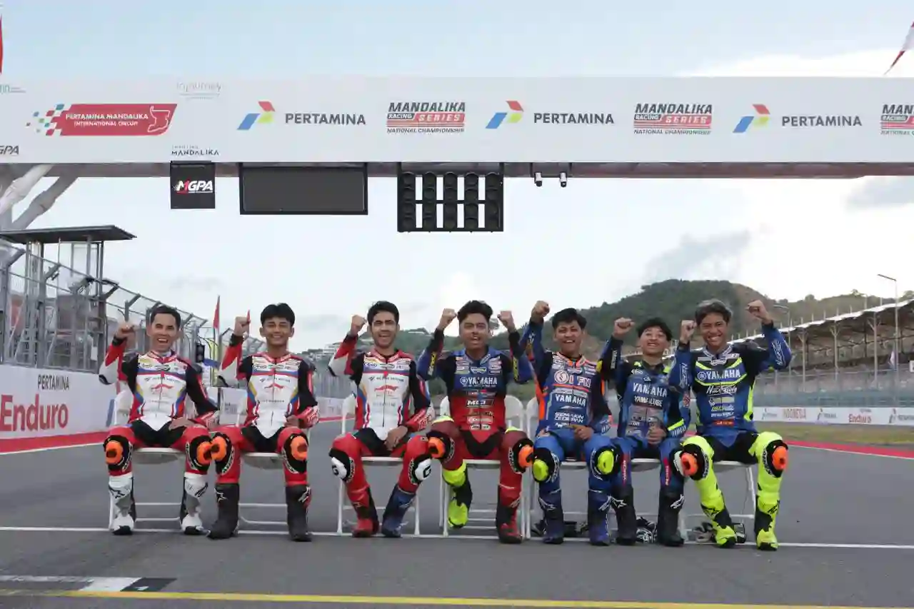 Kejuaraan Nasional (Kejurnas) Balap Motor Sportbike Pertamina Mandalika Racing Series 2026 berlangsung pada 24–26 April 2026 di Pertamina Mandalika International Circuit. (Foto: Tutur/Pertamina)
