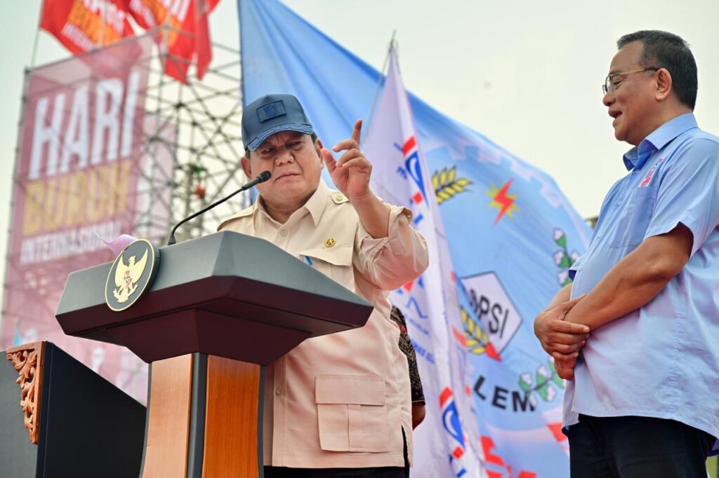 Bos Buruh Menteri Lingkungan Hidup: Terima Kasih Pak Prabowo!
