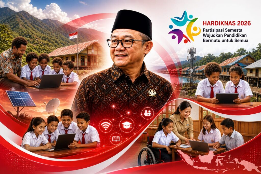 Mendikdasmen Abdul Mu’ti Pimpin Upacara Hari Pendidikan Nasional 2026 di Banyuwangi