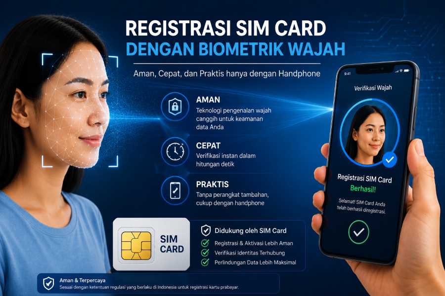Registrasi Nomor HP Pakai Biometrik Wajah Berlaku 1 Juli 2026
