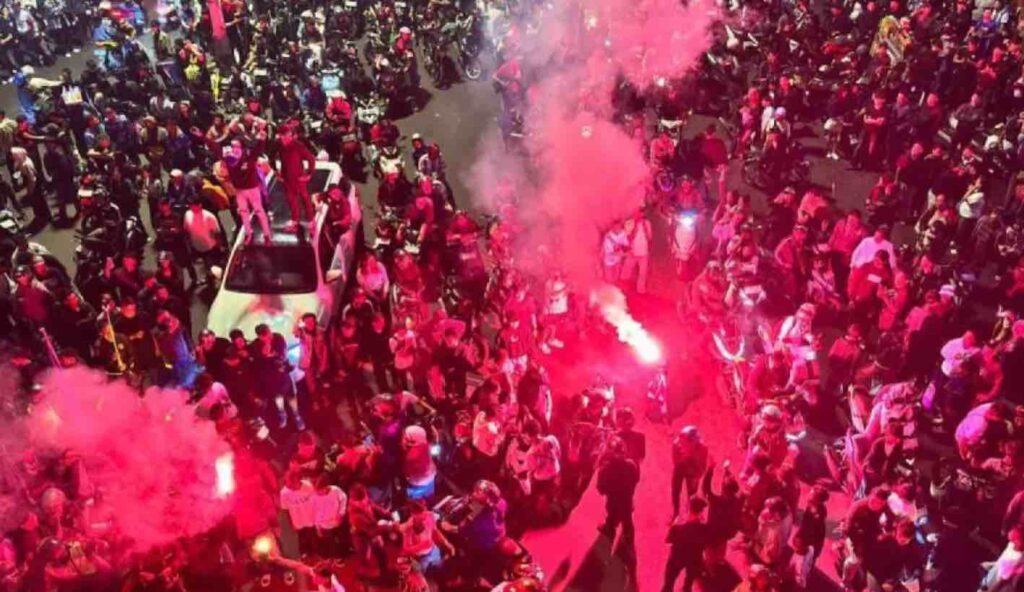 Persib Juara Menggema di Kota Bandung