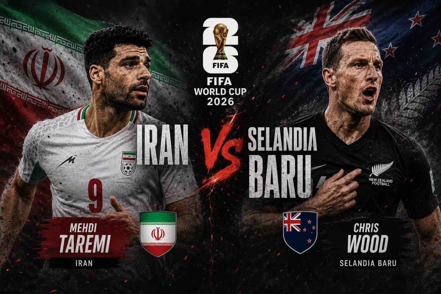 Iran vs Selandia Baru: Ujian Mental Tim Melli di Tengah Badai Politik