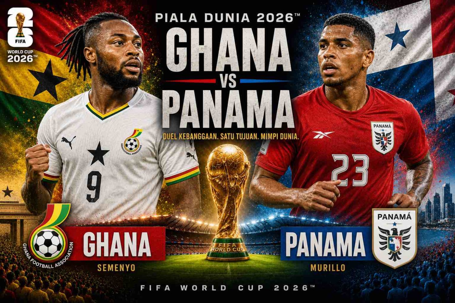 Ghana vs Panama: Black Stars Sudah Tidak Lagi Menakutkan