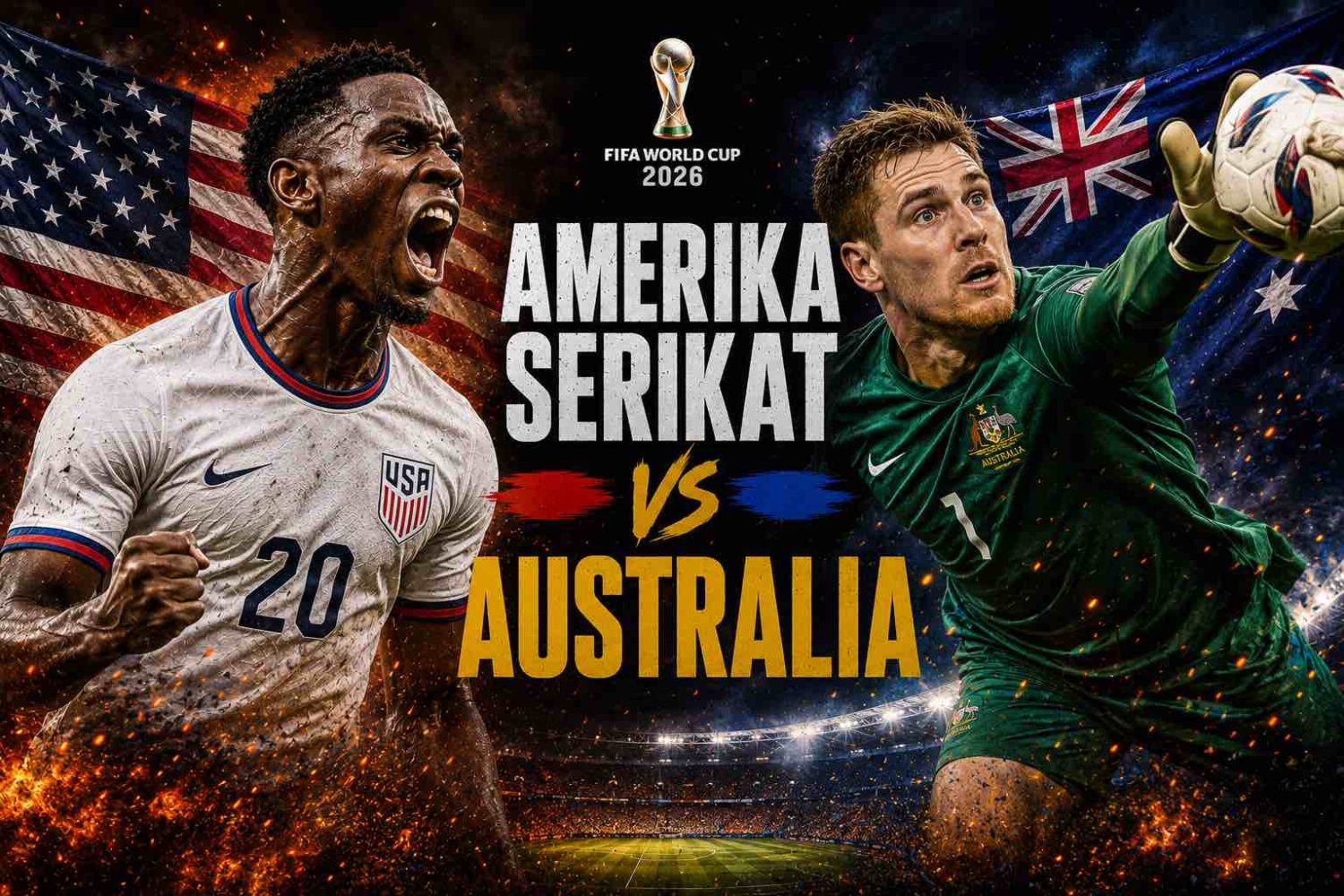 AS vs Australia: Serangan Mematikan Kontra Benteng Baja, Siapa Kuasai Grup D?