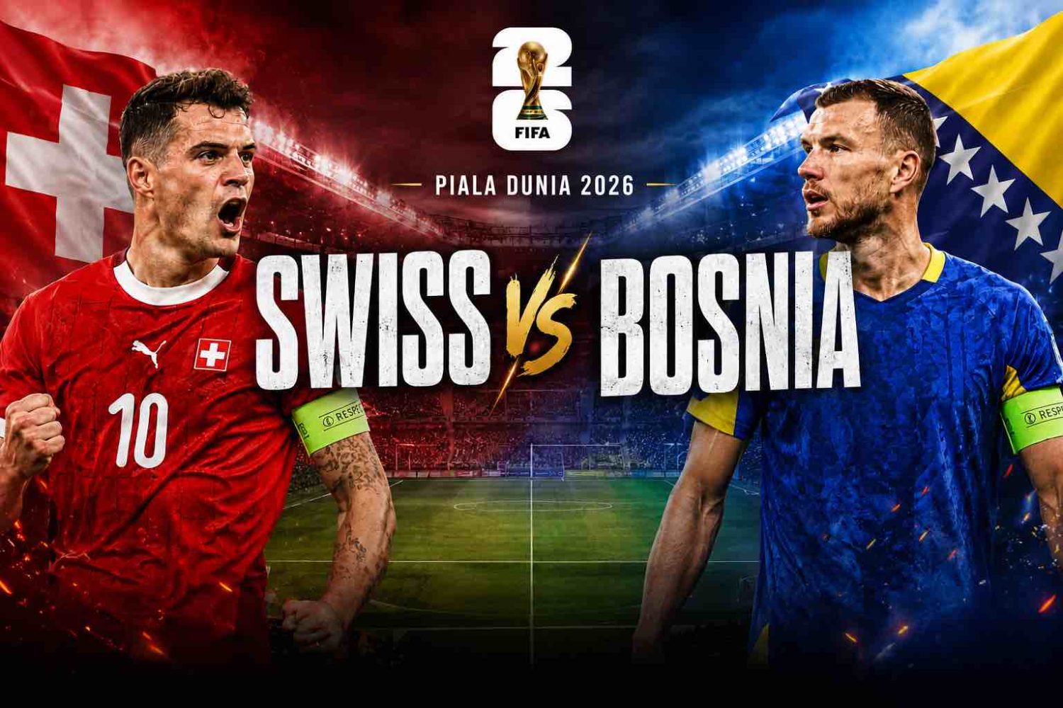 Swiss vs Bosnia: Berebut Tiga Poin Krusial di Los Angeles