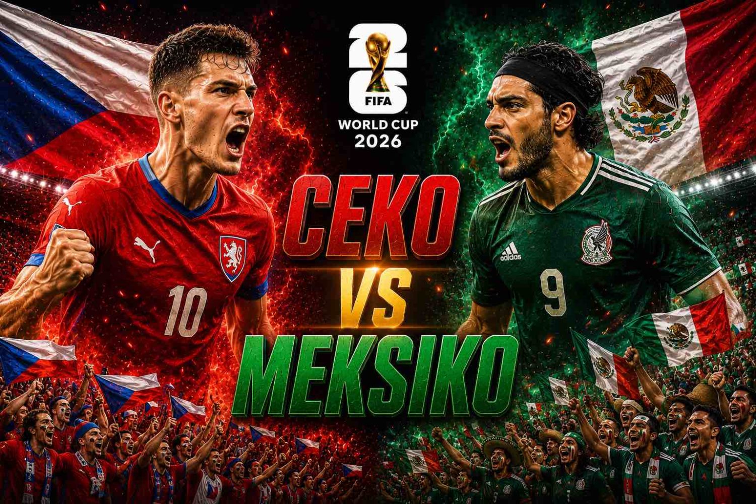 Ceko vs Meksiko: Laju Kereta Cepat Dihadang Tembok Kokoh El Tri
