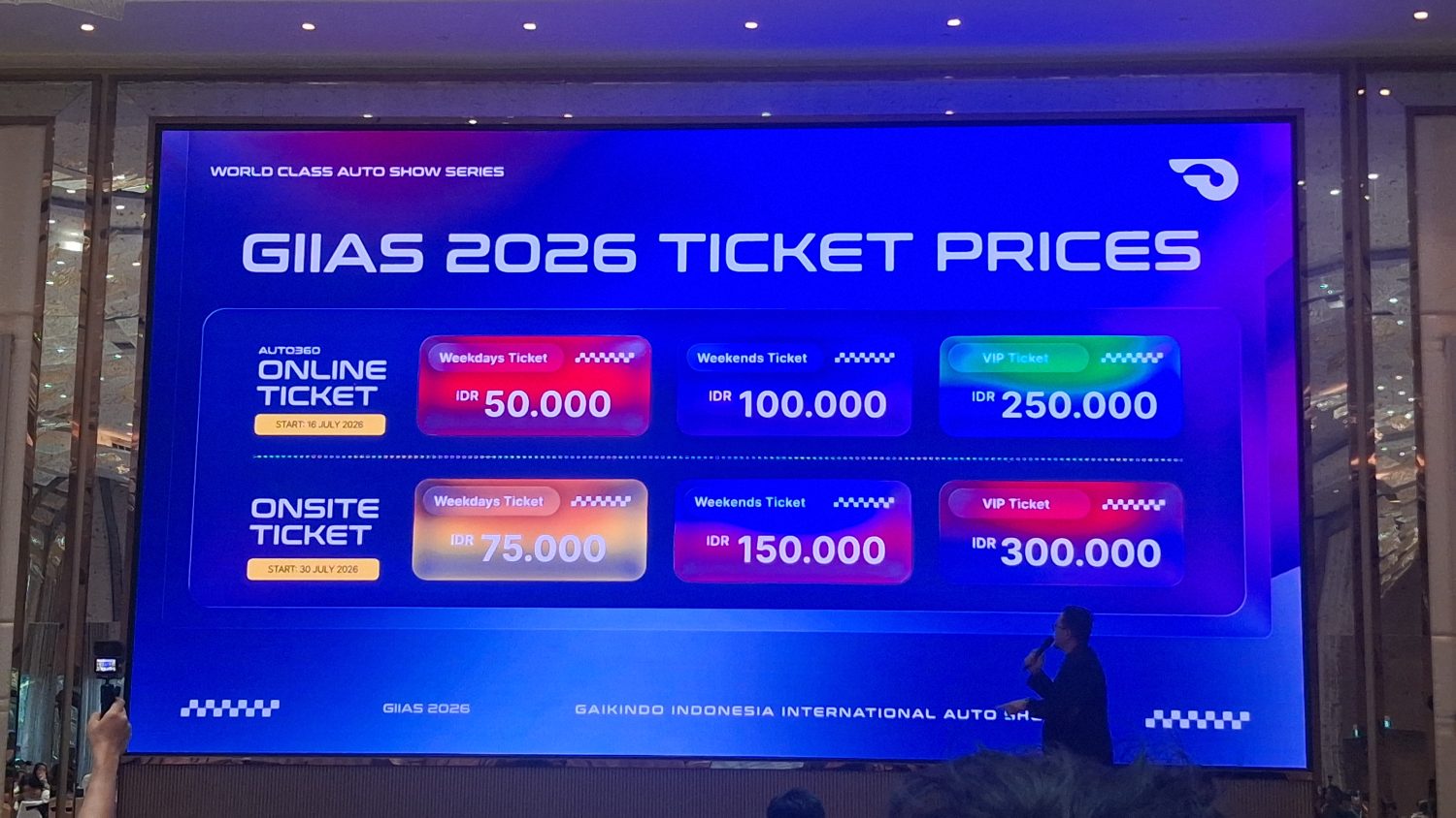 Jadwal dan Harga Tiket GIIAS 2026, Beli Online Hanya Rp50 Ribu