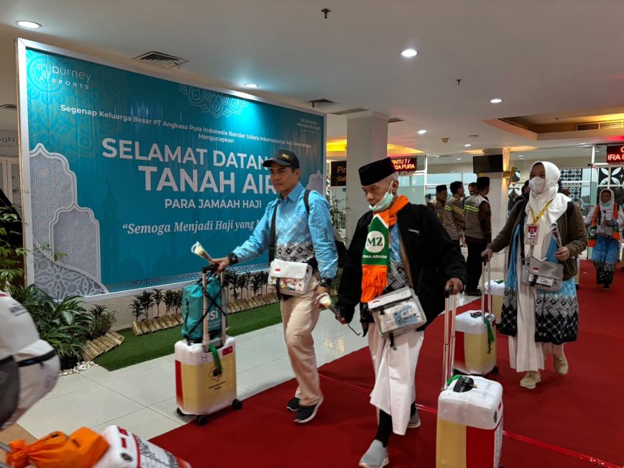 Kloter Terakhir Haji 2026 Tiba, Bandara Adi Soemarmo Catat OTP 80 Persen