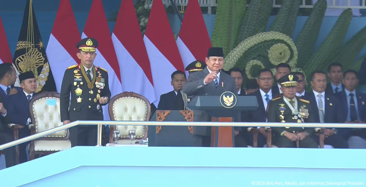 Saat Prabowo Minta Dikritik di Hari Bhayangkara