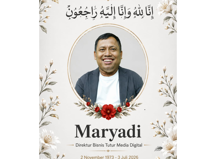 Tutur Berduka Kehilangan Sosok Maryadi Direktur Bisnis Tutur Media Digital