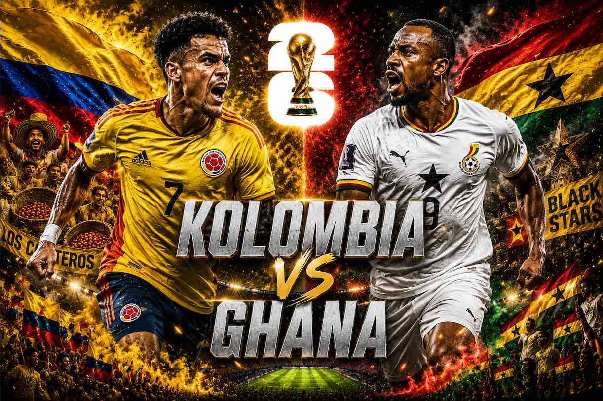 Kolombia vs Ghana: Satu Langkah Menuju Kisah Baru di Piala Dunia