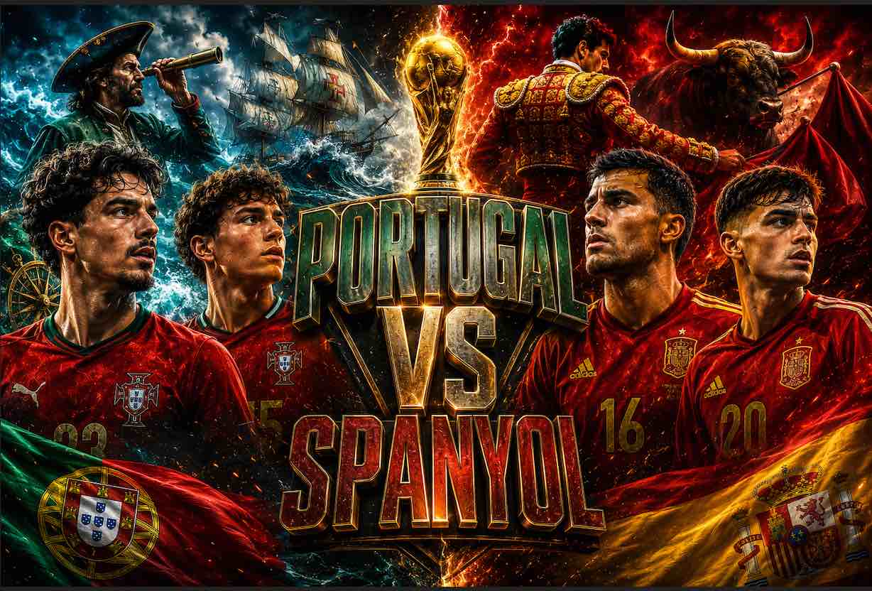 Portugal vs Spanyol: Pertarungan Dua Raksasa Semenanjung Iberia
