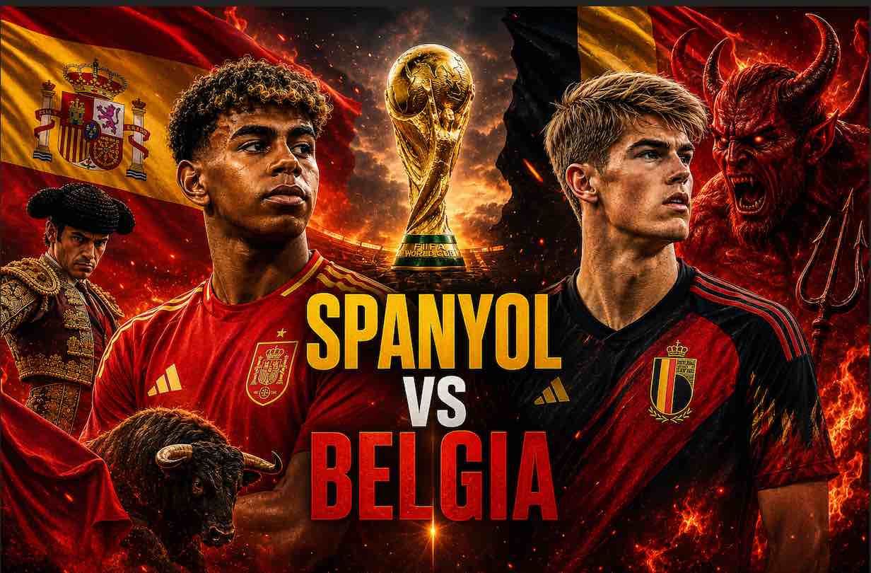 Spanyol vs Belgia: La Roja Berdiri di Atas Sejarah
