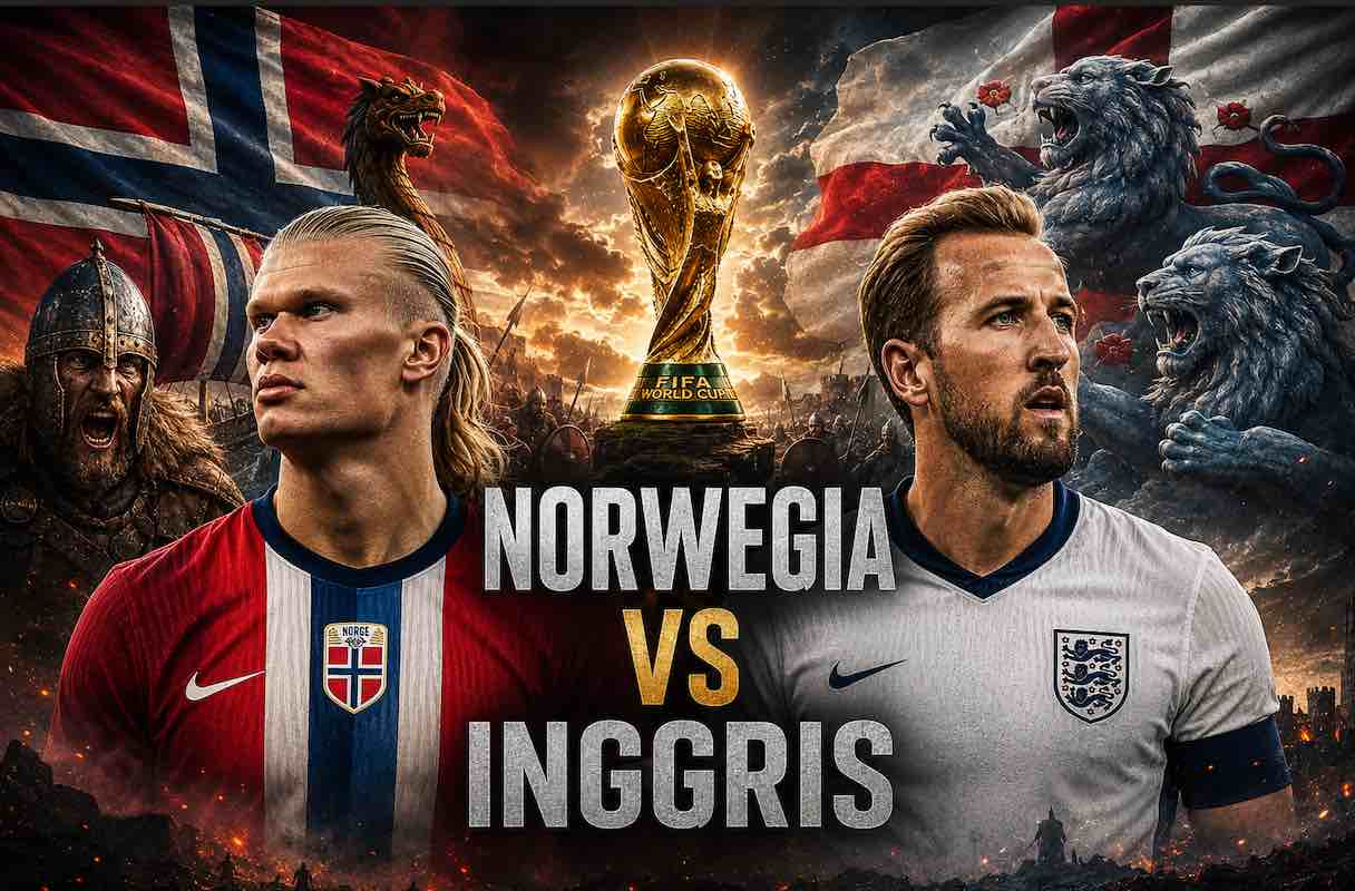 Norwegia vs Inggris: Rekor Tak Pernah Bohong, Tapi Momentum Bisa Mengubah Segalanya