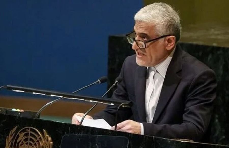 Iran Sebut AS Telah Menginjak-injak Pasal 2 Ayat 4 Piagam PBB Duta besar dan perwakilan tetap Iran untuk PBB Amir Saeid Iravani