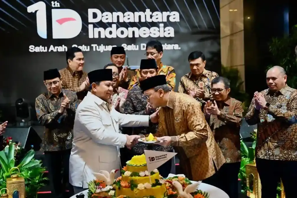 Danantara Indonesia menandai satu tahun perjalanan kelembagaannya melalui kegiatan refleksi bersama yang diselenggarakan di Wisma Danantara, Jakarta, Selasa (11/3). (Foto: Telkom Indonesia)
