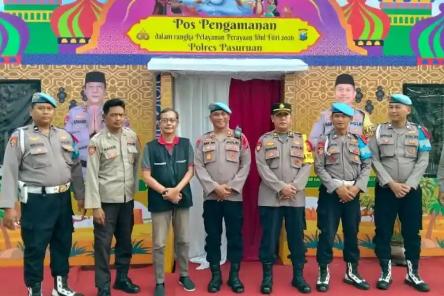 Polres Pasuruan mendirikan 7 pos pengamanan dan pelayanan selama Operasi Ketupat Semeru 2026 untuk memastikan mudik Lebaran berjalan aman dan lancar.