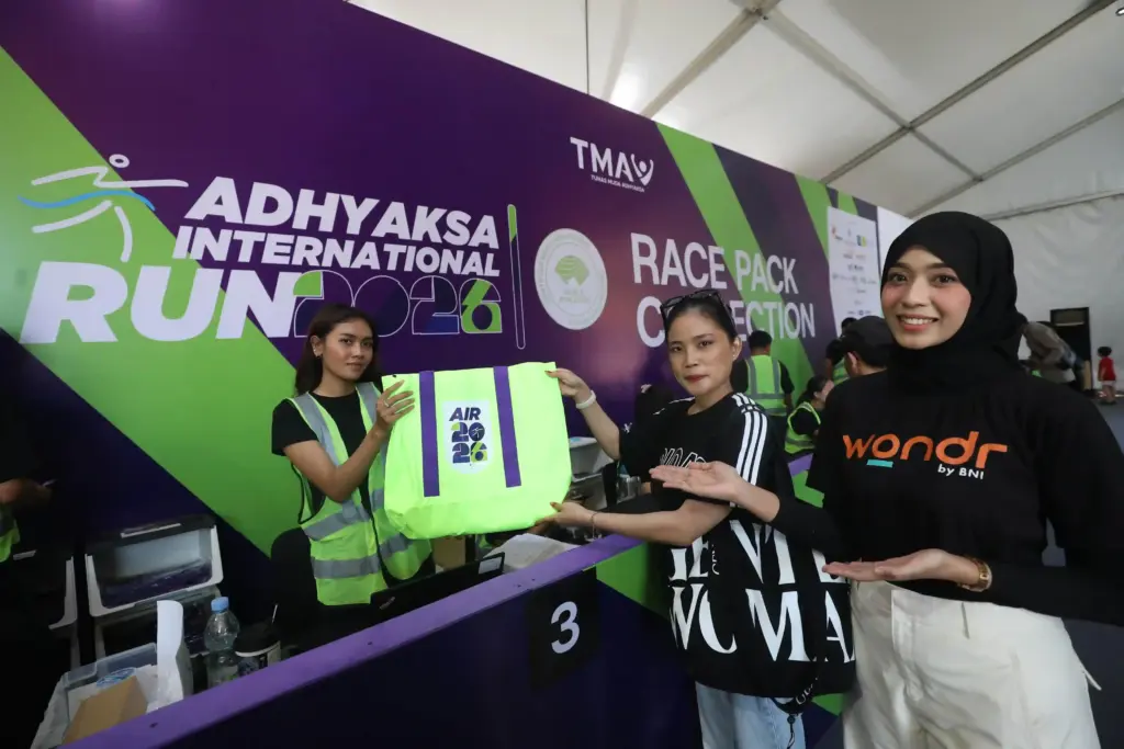 Sebanyak 3.500 pelari dari dalam dan luar negeri akan ambil bagian dalam Adhyaksa International Run 2026 yang digelar di Peninsula Nusa Dua, Bali, Minggu (26/4/2026). (Foto: Tutur/BNI)