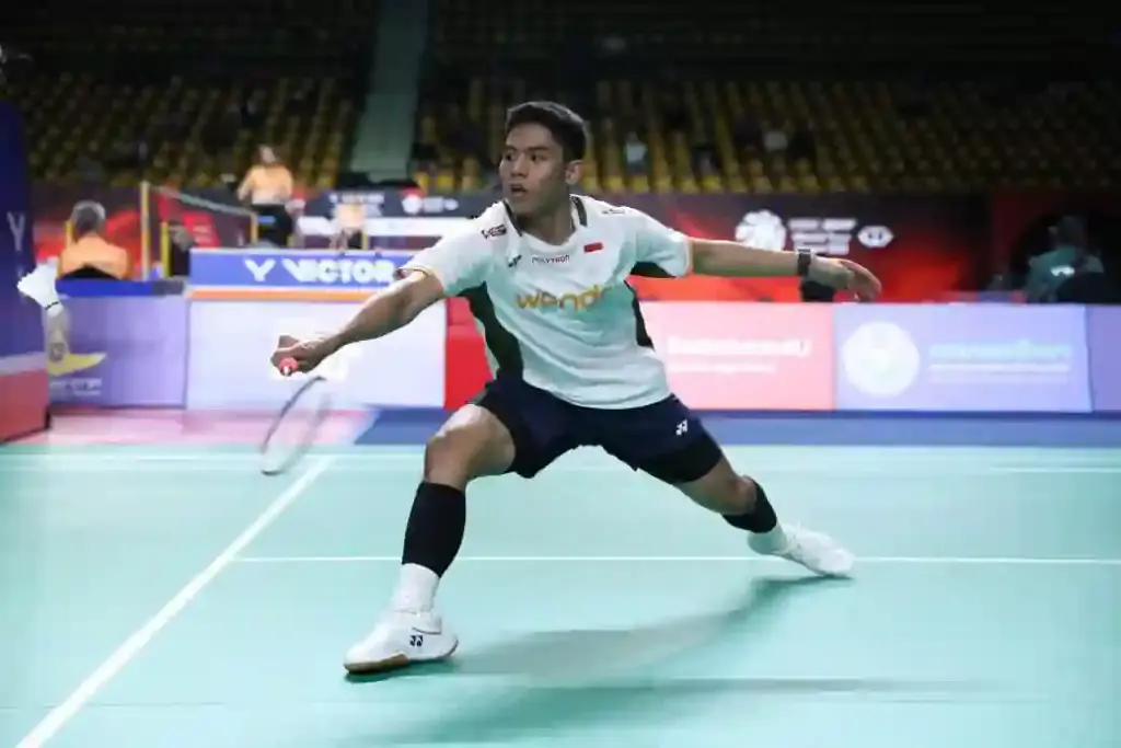 Moh. Zaki Ubaidillah atau Ubed, pada ajang BWF World Tour Super 500 Thailand Open 2026 (Foto: Tutur/BNI)